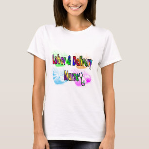 Arbeit u. Lieferungs-Krankenschwester T-Shirt