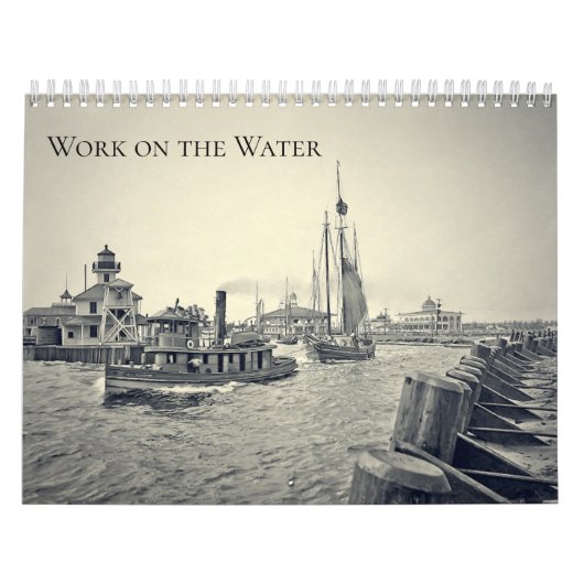Arbeit über das Wasser Kalender (Titelbild)