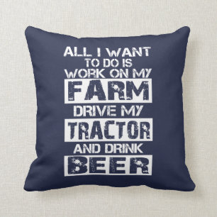 Arbeit über meinen Bauernhof Kissen