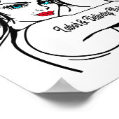 Arbeit und Lieferkasse Rosie Das Riveter-Button ho Poster (Ecke)