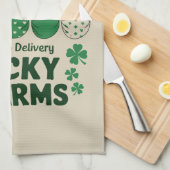 Arbeit und Lieferung Glücksbringer Charm Nurse Kle Geschirrtuch (Viertel Falte)