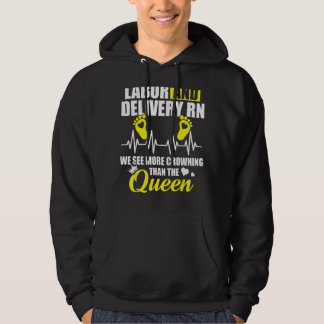 Arbeit und Lieferung Krankenpflege Kronen L&D Pfle Hoodie
