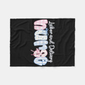 Arbeit und Lieferung Krankenversicherung Coquette Fleecedecke (Vorderseite (Horizontal))