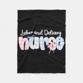 Arbeit und Lieferung Krankenversicherung Coquette Fleecedecke (Vorderseite)