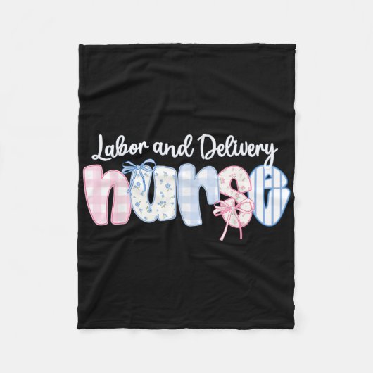 Arbeit und Lieferung Krankenversicherung Coquette  Fleecedecke (Vorderseite)