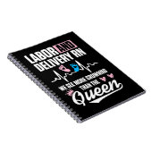 Arbeit und Lieferung Krankenversicherung Kronen L& Notizblock (Rechte Seite)