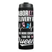 Arbeit und Lieferung Krankenversicherung Kronen L& Thermosbecher (Vorderseite)