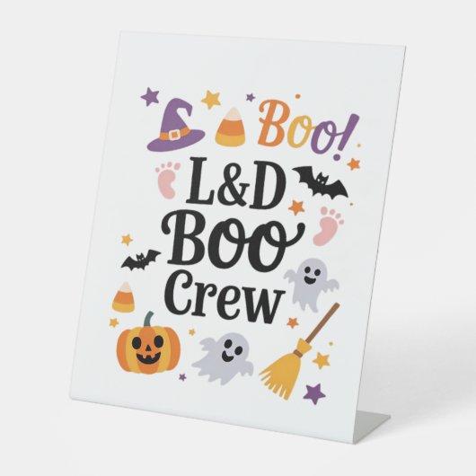 Arbeit und Lieferung Nurse Halloween Pumpkin Ghost Sockelschild (Vorderseite)