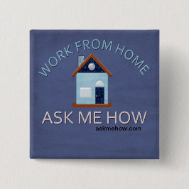 Arbeit vom Zuhause, fragen mich wie Knopf Button