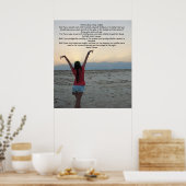 Arbeit von Kahlil Gibran Poster (Küche)