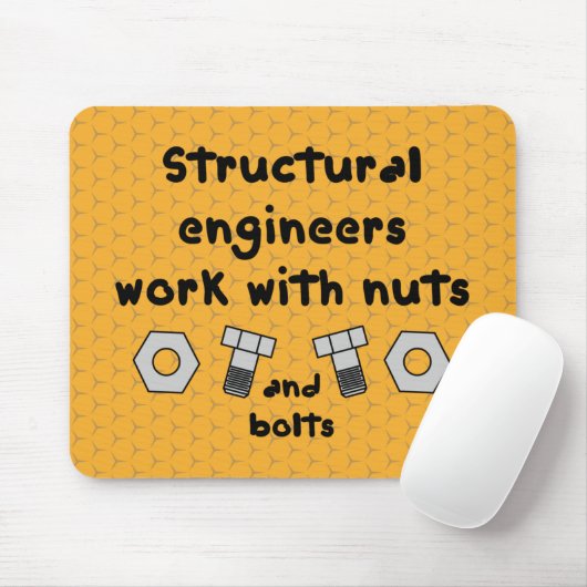 Arbeit von Strukturingenieuren Mousepad (Mit Mouse)