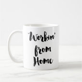 Arbeit von Zuhause-Chef-Dame Coffee Tea Mug Kaffeetasse (Links)