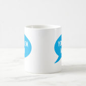 Arbeit von Zuhause, du bist auf stumm Kaffeetasse (Mittel)