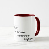 Arbeit von Zuhause Mantra Tasse (VorderseiteRechts)