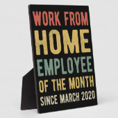 Arbeit von Zuhause Mitarbeiter des Monats I Fotoplatte (Seite)