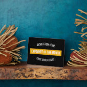 Arbeit von Zuhause Mitarbeiter des Monats II Fotoplatte (Seite)