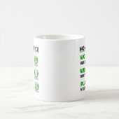 Arbeit von Zuhause Office Funny Kaffeetasse (Mittel)