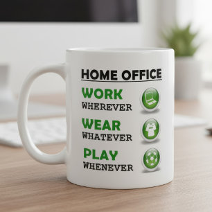 Arbeit von Zuhause Office Funny Kaffeetasse