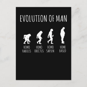 Arbeit von Zuhause Self Employed Funny Homeoffice Postkarte