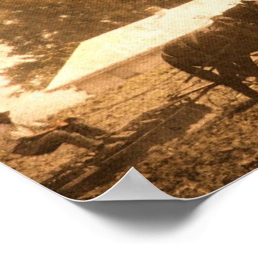 Arbeit vor Ort Poster (Ecke)