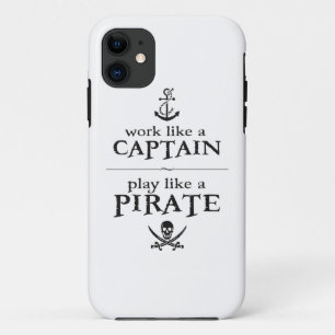 Arbeit wie ein Kapitän, Spiel mögen einen Pirate Case-Mate iPhone Hülle