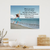 Arbeit wird sichtbar gemacht Liebe Poster (Küche)