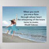 Arbeit wird sichtbar gemacht Liebe Poster (Vorne)