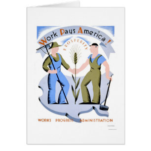 Arbeit zahlt Amerika WPA 1939
