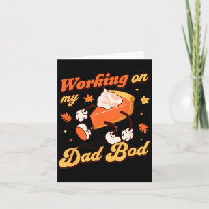 Arbeite an meinem Papa-Körper - Thanksgiving Schwa Karte