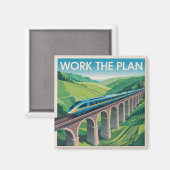 Arbeite den Plan Magnet (Vorderseite/Rückseite)