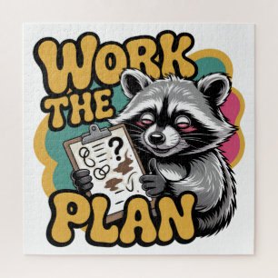 Arbeite den Plan Puzzle
