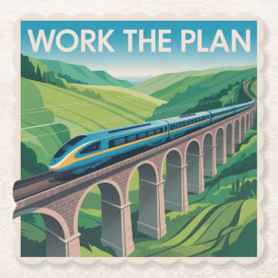 Arbeite den Plan Untersetzer