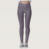 Arbeite es, schiefergrau leggings (Vorderseite)