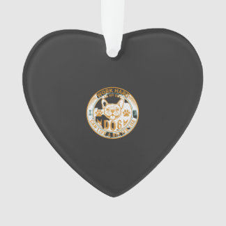 Arbeite Hart Hund Lebe Besseres Leben Französische Ornament