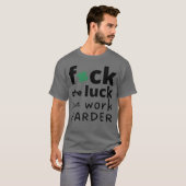Arbeite härter 70er Mädchen T-Shirt (Vorne ganz)