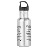 Arbeiten 5 bis 5 | Die Sammlung Andert Edelstahlflasche (Rückseite)