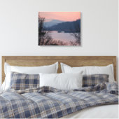 Arbeiten am Fluss bei Sonnenuntergang Leinwanddruck (Insitu (Schlafzimmer))