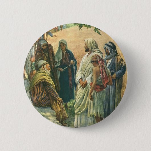 Arbeiten am Sabbat, Vintage Religion Button (Vorderseite)