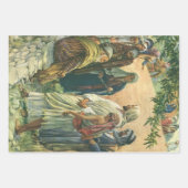 Arbeiten am Sabbat, Vintage Religion Geschenkpapier Set (Vorderseite 3)