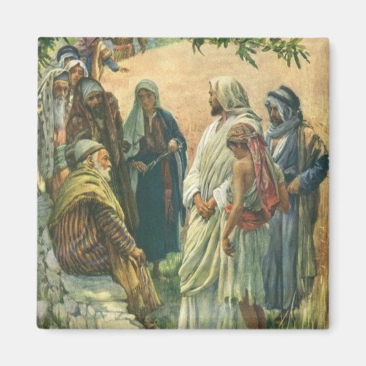 Arbeiten am Sabbat, Vintage Religion Magnet (Vorne)