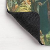 Arbeiten am Sabbat, Vintage Religion Mousepad (Ecke)