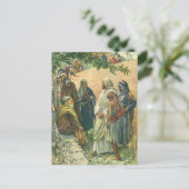 Arbeiten am Sabbat, Vintage Religion Postkarte (Stehend Vorderseite)