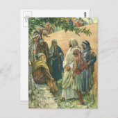 Arbeiten am Sabbat, Vintage Religion Postkarte (Vorne/Hinten)