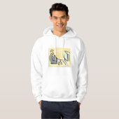 Arbeiten an einem Computerbüro Hoodie (Vorne ganz)