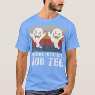 Arbeiten an meinem Boo-T-Shirt Halloween-Workout-W T-Shirt