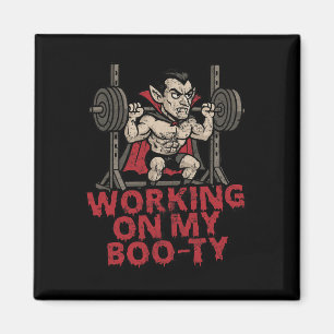Arbeiten an meinem boo-ty-lustigen Halloween-Muske Magnet