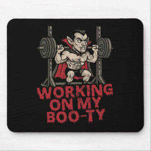 Arbeiten an meinem boo-ty-lustigen Halloween-Muske Mousepad