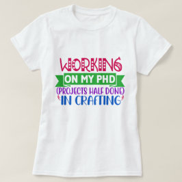 Arbeiten an meinem Druckkopf (halb fertig gestellt T-Shirt