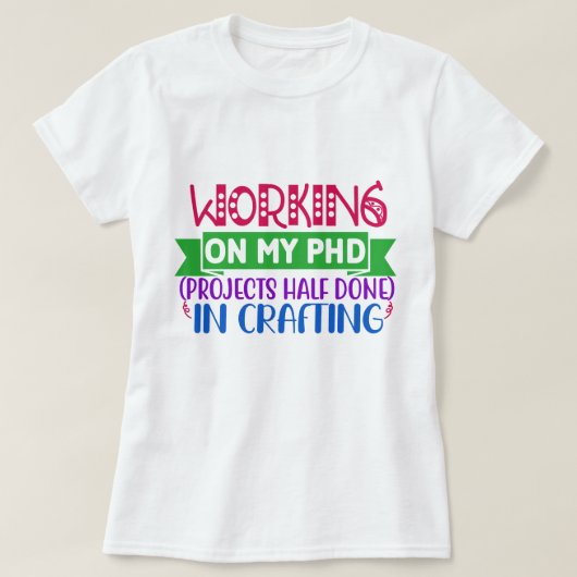 Arbeiten an meinem Druckkopf (halb fertig gestellt T-Shirt (Design vorne)