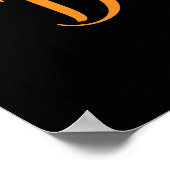 Arbeiten an meinem Hintern Boo Funny Halloween Gho Poster (Ecke)